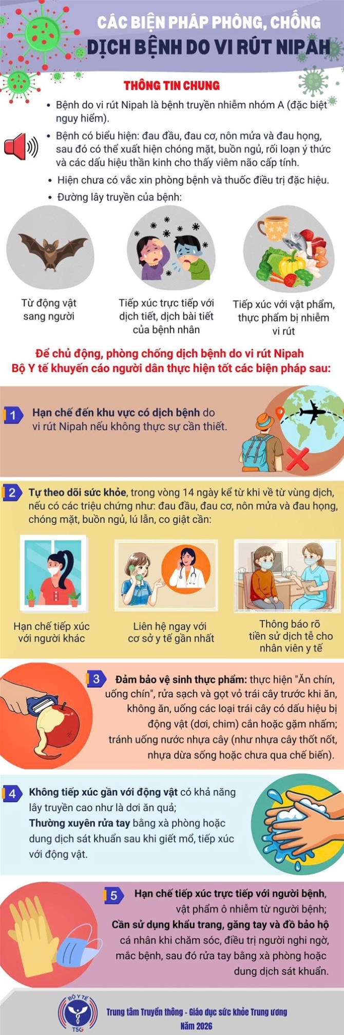 Người mắc vi rút Nipah sẽ có những biểu hiện như thế nào?- Ảnh 1.