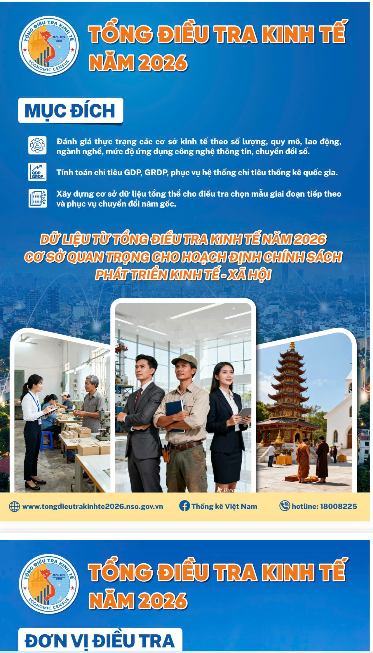 MỤC ĐÍCH, Ý NGHĨA VÀ TẦM QUAN TRỌNG CỦA CUỘC TỔNG ĐIỀU TRA KINH TẾ NĂM 2026- Ảnh 2.