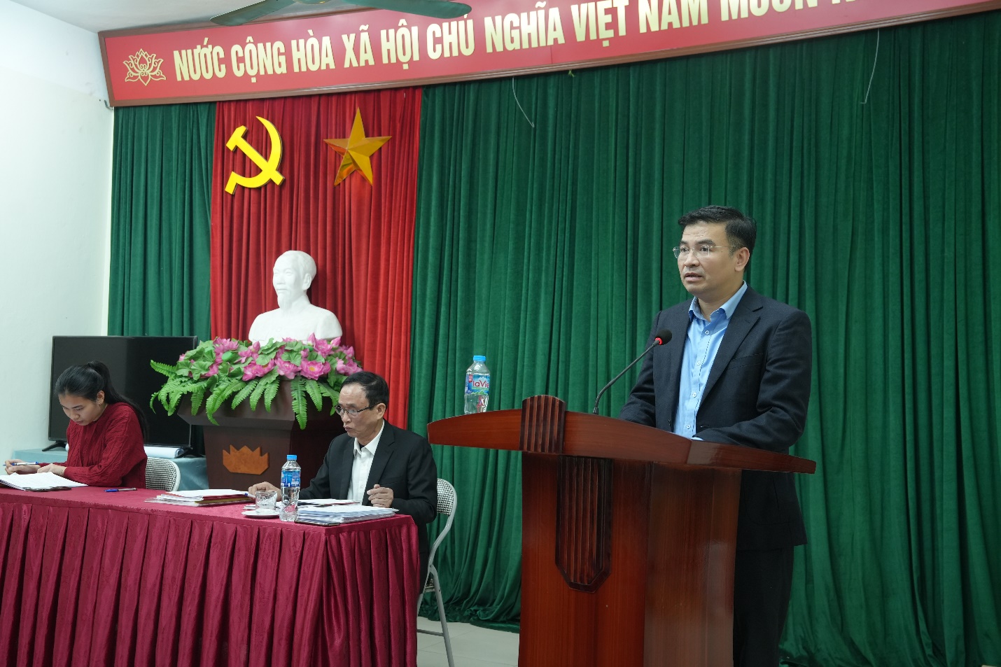 Đồng chí Phó Bí thư Đảng ủy, Chủ tịch UBND xã dự sinh hoạt chi bộ TDP An Đào- Ảnh 4.