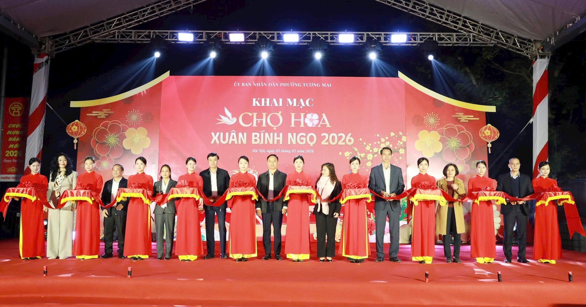 Phường Tương Mai khai mạc Chợ hoa Xuân Bính Ngọ- Ảnh 1.