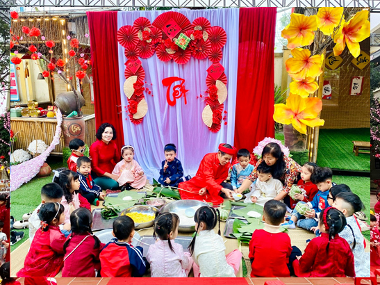 Tưng bừng hoạt động “Xuân yêu thương” tại Trường Mầm non Liên Trung- Ảnh 3.