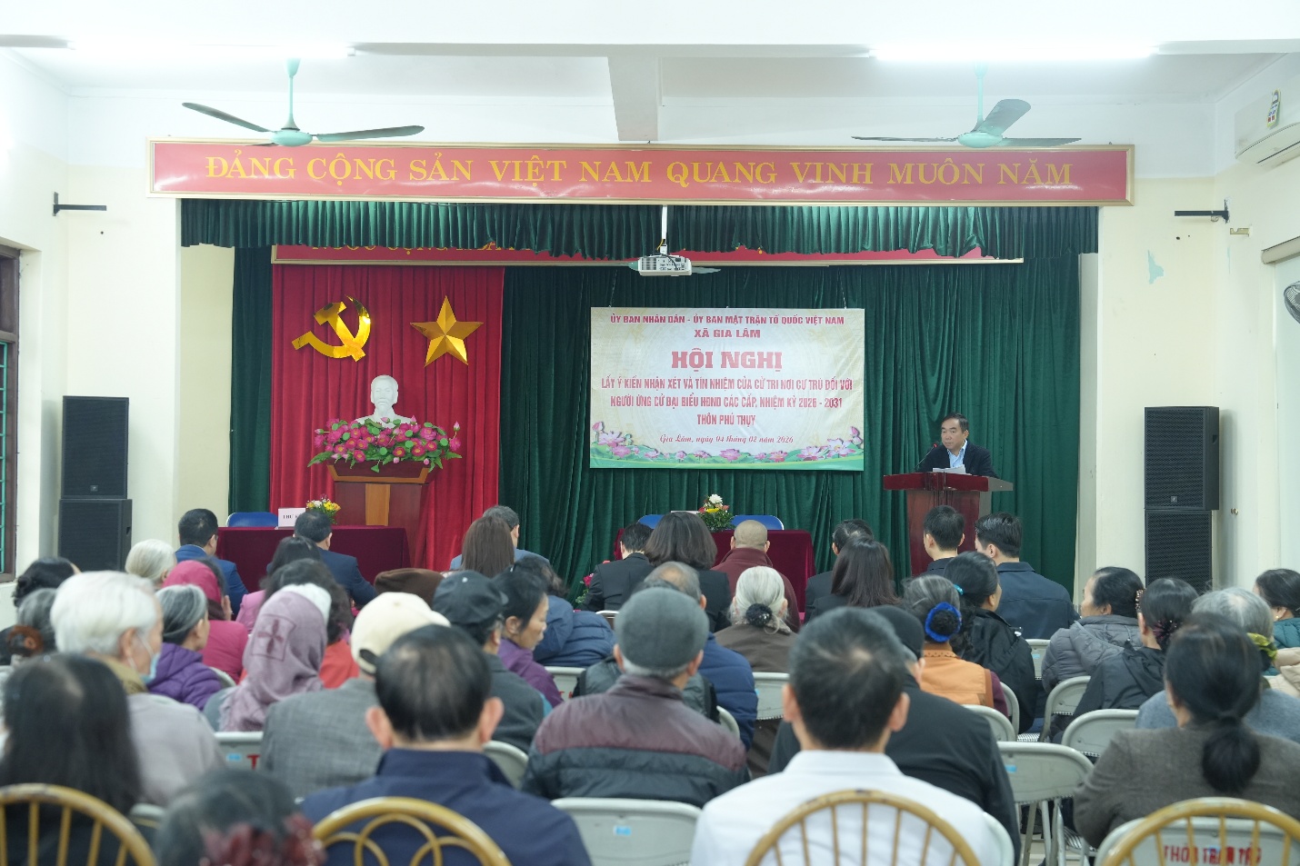 Hội nghị lấy ý kiến nhận xét và tín nhiệm của cử tri nơi cư trú đối với người ứng cử đại biểu Hội đồng nhân dân các cấp- Ảnh 5.