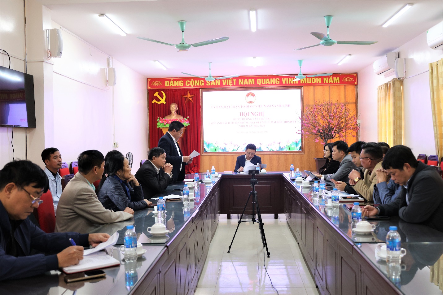 XÃ MÊ LINH TỔ CHỨC HỘI NGHỊ HIỆP THƯƠNG LẦN THỨ HAI ĐỂ THOẢ THUẬN LẬP DANH SÁCH SƠ BỘ NHỮNG NGƯỜI ỨNG CỬ ĐẠI BIỂU HĐND XÃ NHIỆM KỲ 2026 - 2031- Ảnh 3.