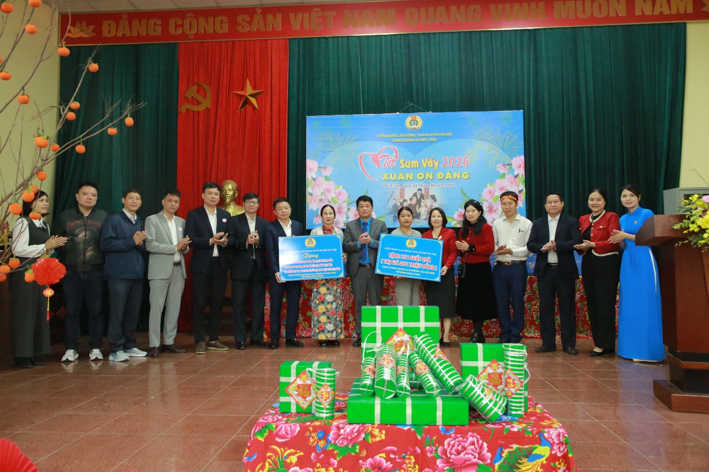 Công đoàn xã Mê Linh: Chăm lo để đoàn viên, người lao động có Tết đủ đầy- Ảnh 2.