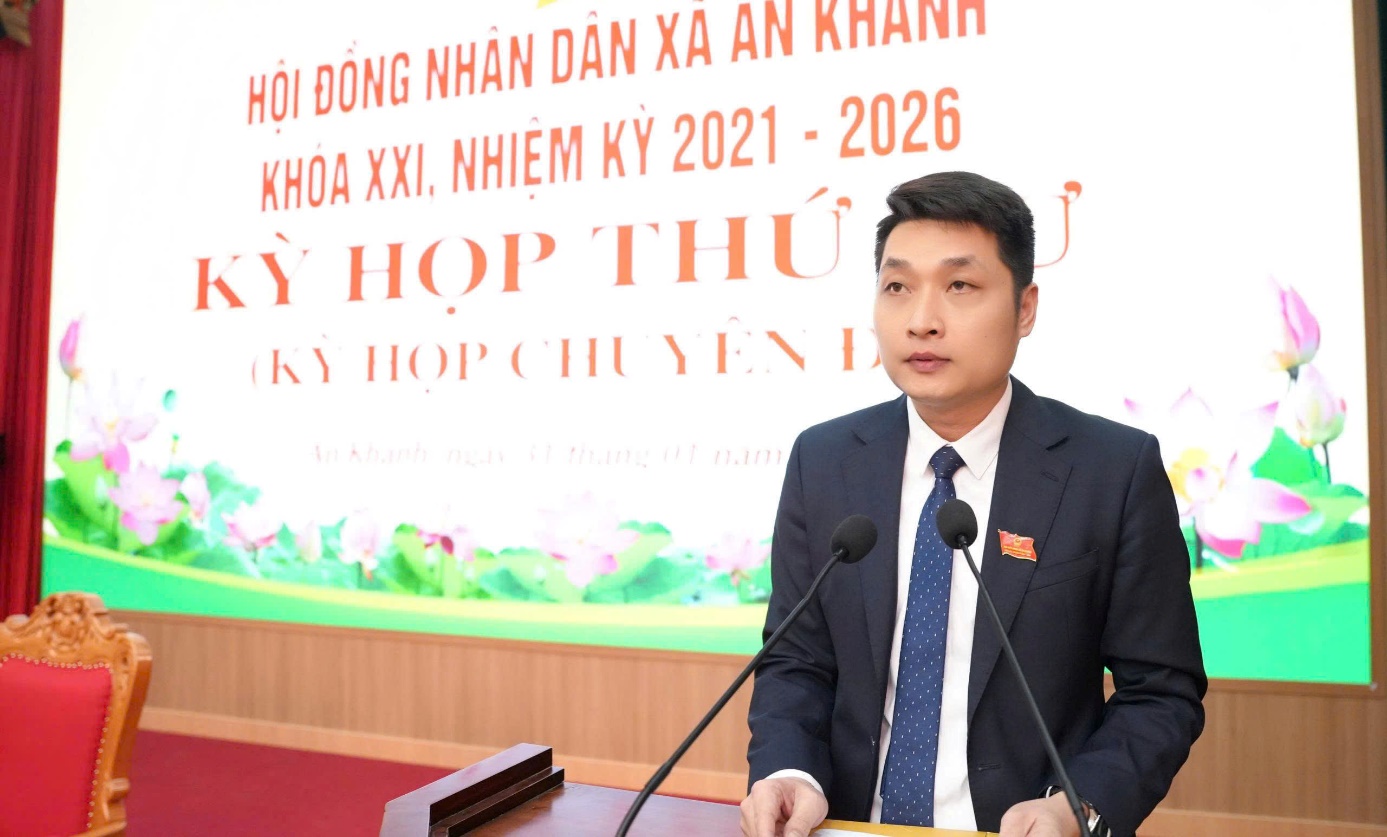 Kỳ họp thứ tư (Kỳ họp chuyên đề) HĐND xã An Khánh, khóa XXI- Ảnh 4.