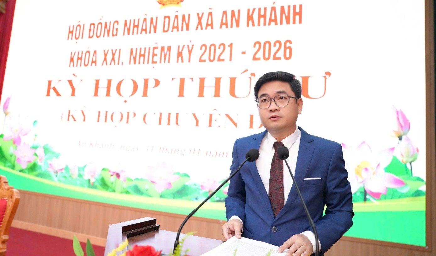 Kỳ họp thứ tư (Kỳ họp chuyên đề) HĐND xã An Khánh, khóa XXI- Ảnh 5.