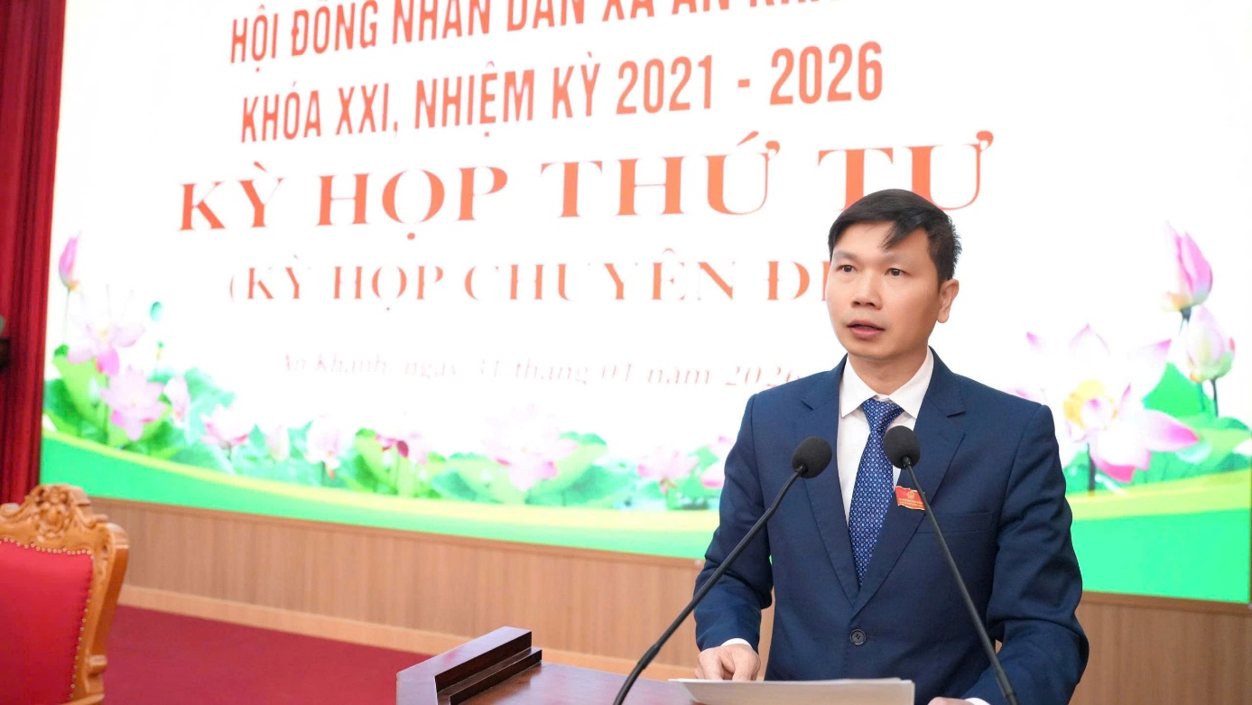 Kỳ họp thứ tư (Kỳ họp chuyên đề) HĐND xã An Khánh, khóa XXI- Ảnh 6.