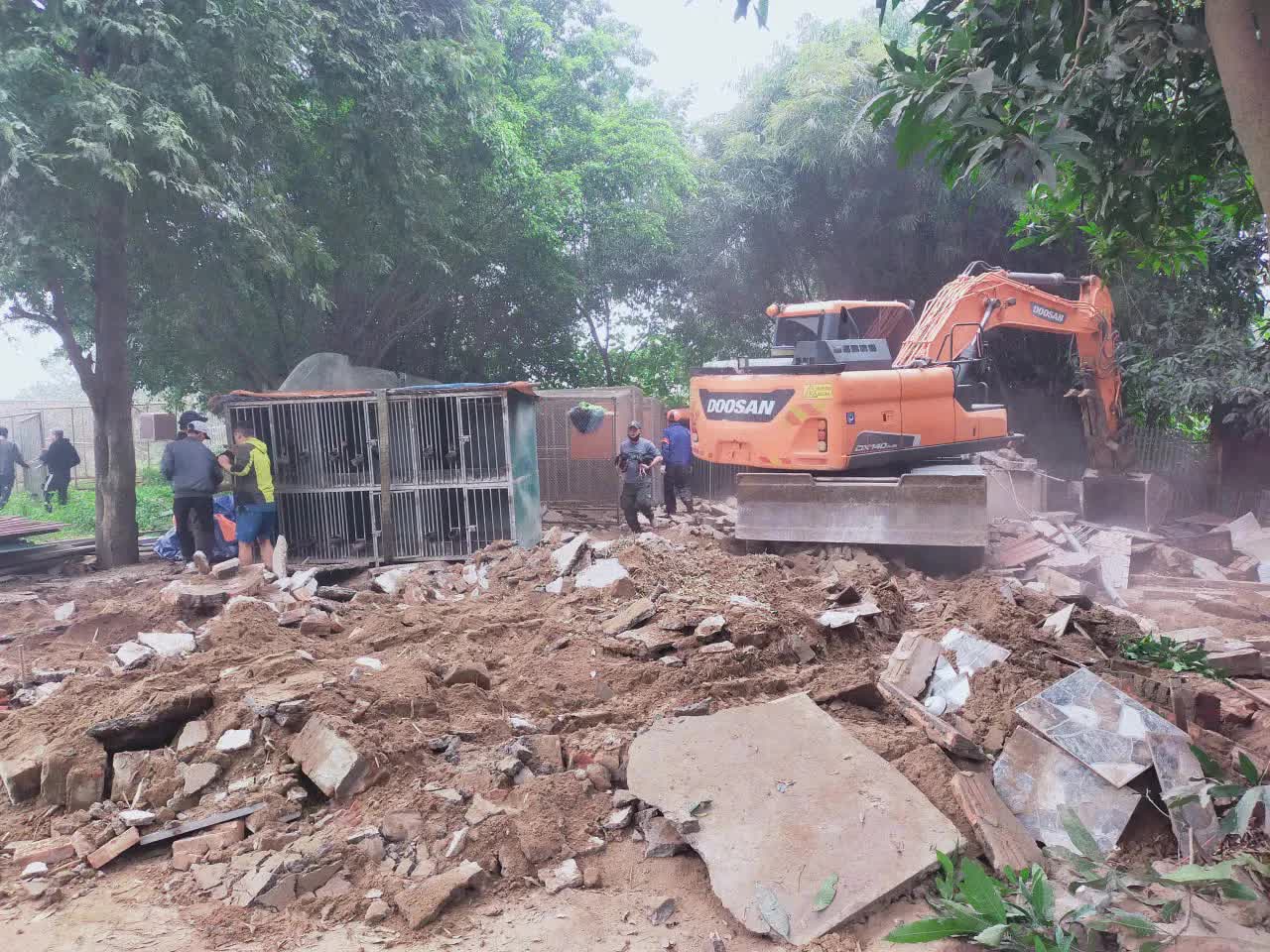 Phường Thượng Cát cưỡng chế, xử lý dứt điểm 7 bãi cát, sỏi không phép ven sông Hồng- Ảnh 3.