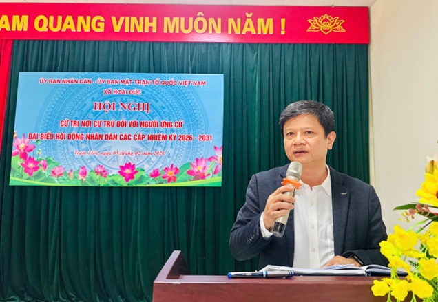 Xã Hoài Đức hoàn thành việc lấy ý kiến cử tri nơi cư trú đối với người ứng cử đại biểu HĐND các cấp- Ảnh 12.