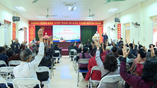 Xã Hoài Đức hoàn thành việc lấy ý kiến cử tri nơi cư trú đối với người ứng cử đại biểu HĐND các cấp- Ảnh 20.