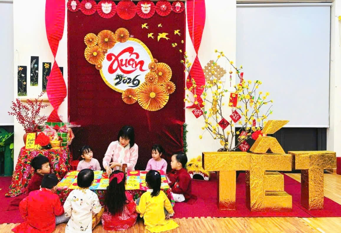 Hội thi “Không gian Tết Việt” hoạt động nổi bật trong phong trào thi đua “Mừng Đảng-Mừng Xuân 2026” của trường mầm non Yên Sở- Ảnh 1.