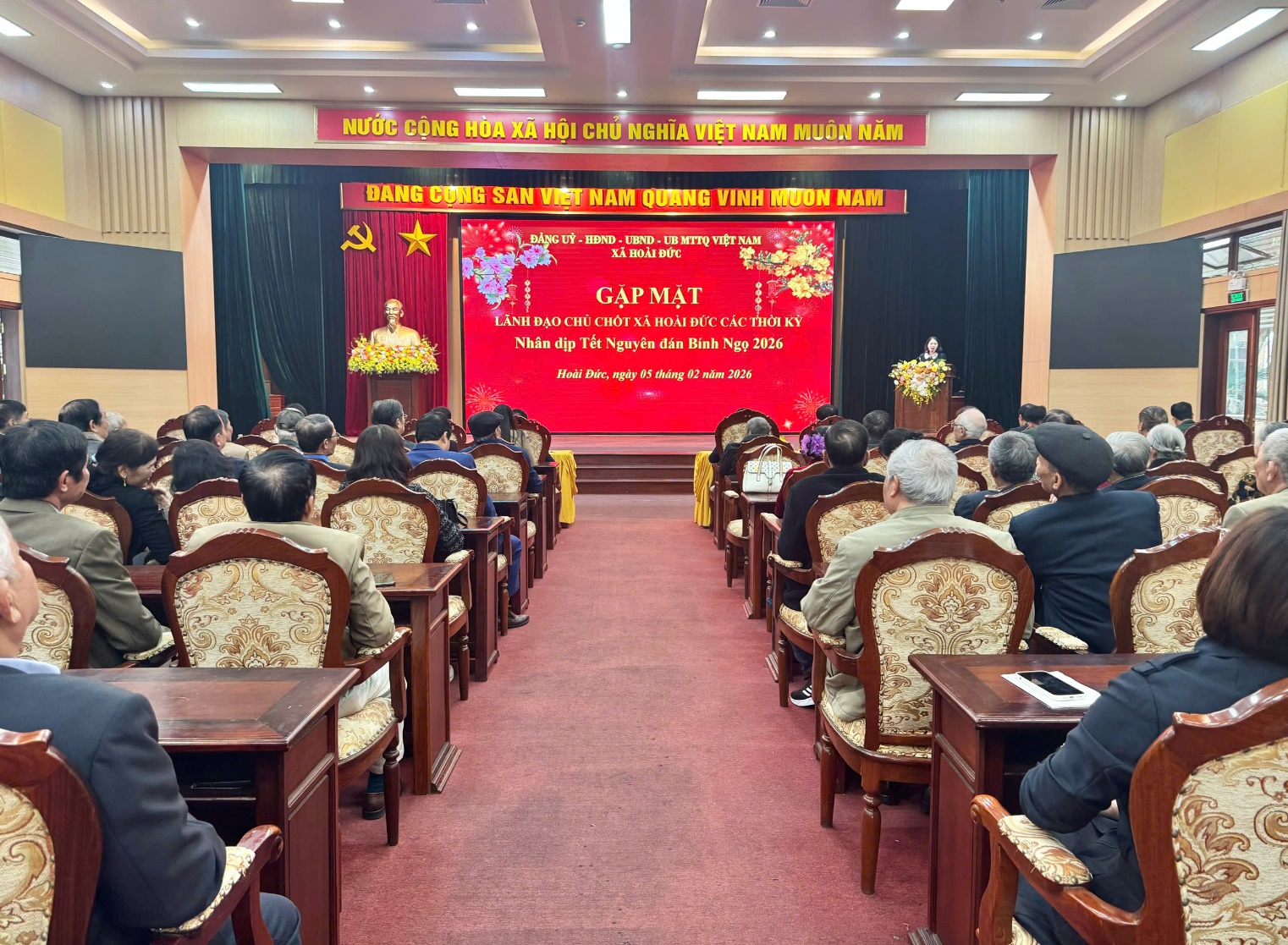 Hoài Đức gặp mặt các đồng chí lãnh đạo chủ chốt các thời kỳ nhân dịp xuân Bính Ngọ 2026- Ảnh 6.