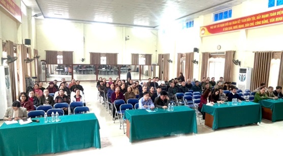 UBMTTQ xã Mỹ Đức tổ chức Hội nghị lấy ý kiến cử tri nơi cư trú đối với người ứng cử đại biểu HĐND xã- Ảnh 2.