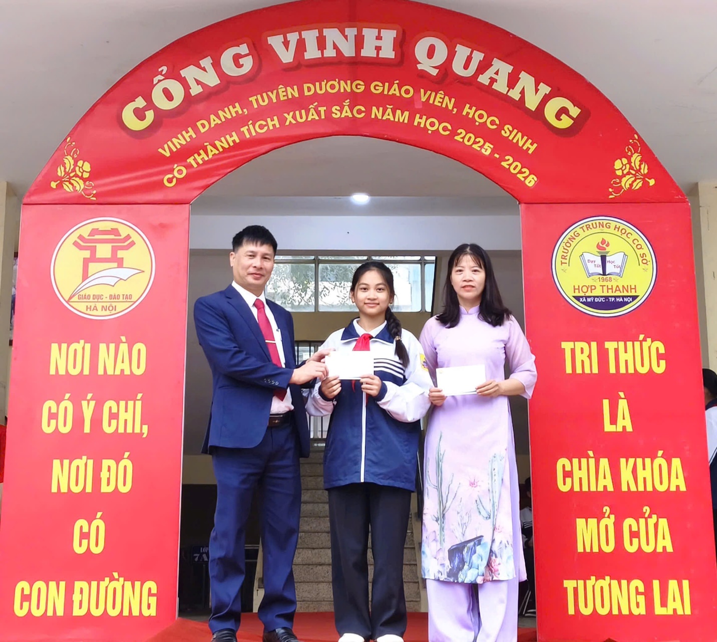 TRƯỜNG THCS HỢP THANH VÀ "CƠN MƯA GIẢI THƯỞNG" NHỮNG NGÀY GIÁP TẾT 2026- Ảnh 2.