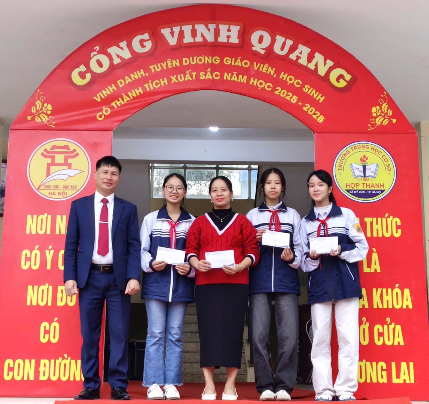 TRƯỜNG THCS HỢP THANH VÀ "CƠN MƯA GIẢI THƯỞNG" NHỮNG NGÀY GIÁP TẾT 2026- Ảnh 5.
