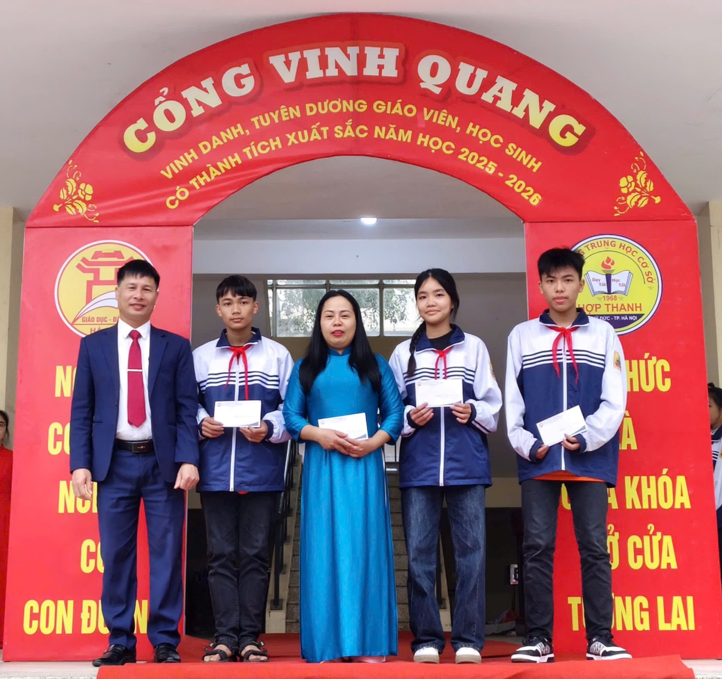 TRƯỜNG THCS HỢP THANH VÀ "CƠN MƯA GIẢI THƯỞNG" NHỮNG NGÀY GIÁP TẾT 2026- Ảnh 6.