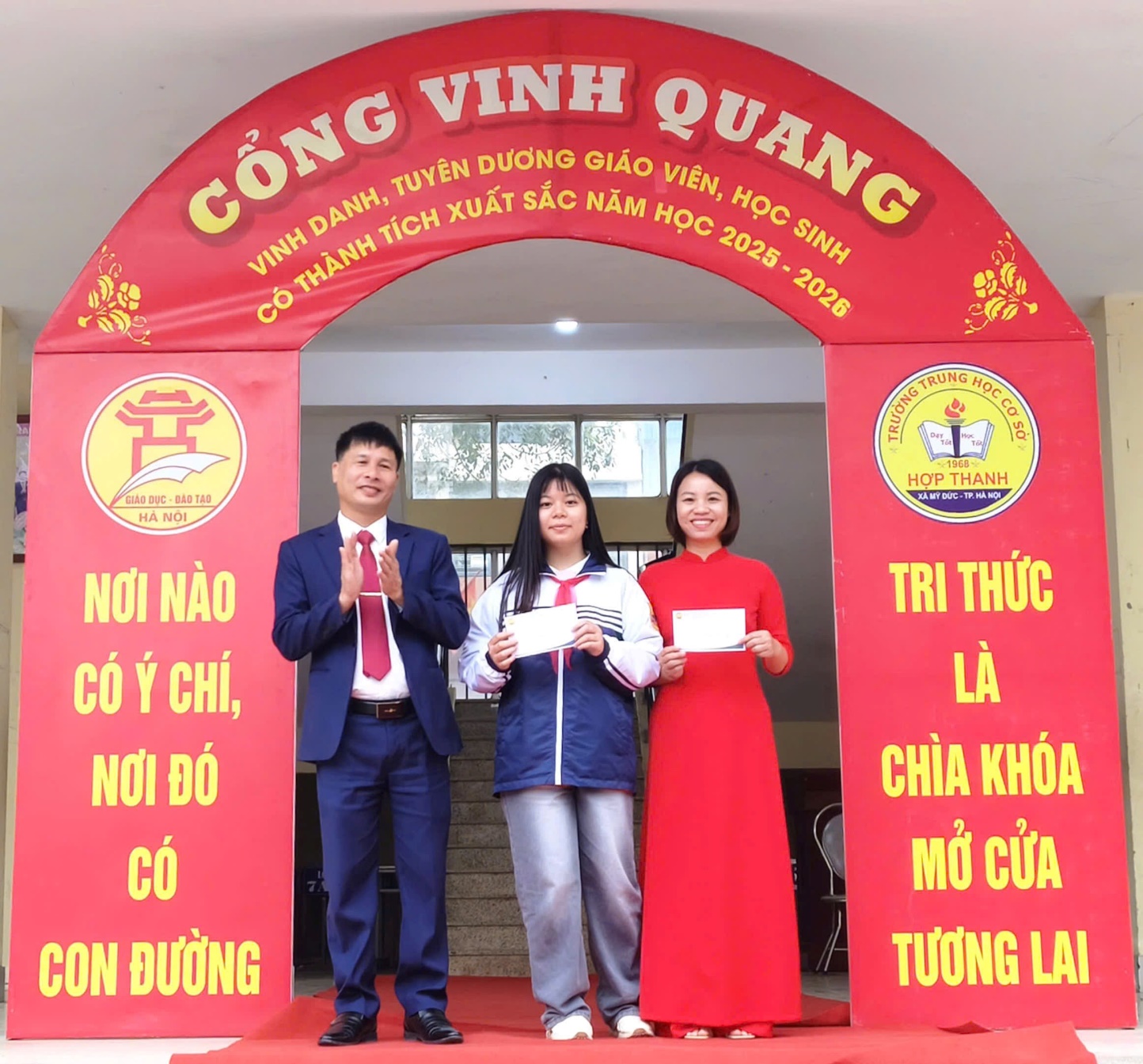 TRƯỜNG THCS HỢP THANH VÀ "CƠN MƯA GIẢI THƯỞNG" NHỮNG NGÀY GIÁP TẾT 2026- Ảnh 7.