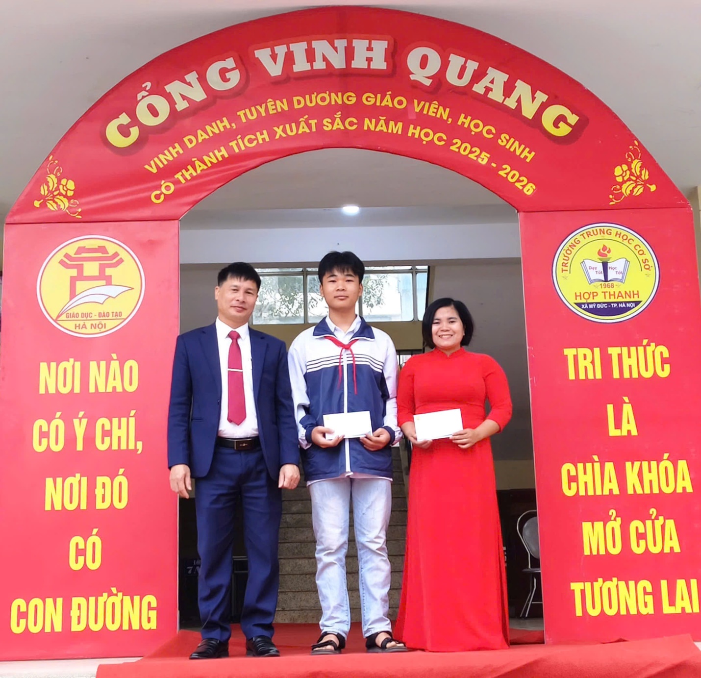 TRƯỜNG THCS HỢP THANH VÀ "CƠN MƯA GIẢI THƯỞNG" NHỮNG NGÀY GIÁP TẾT 2026- Ảnh 8.