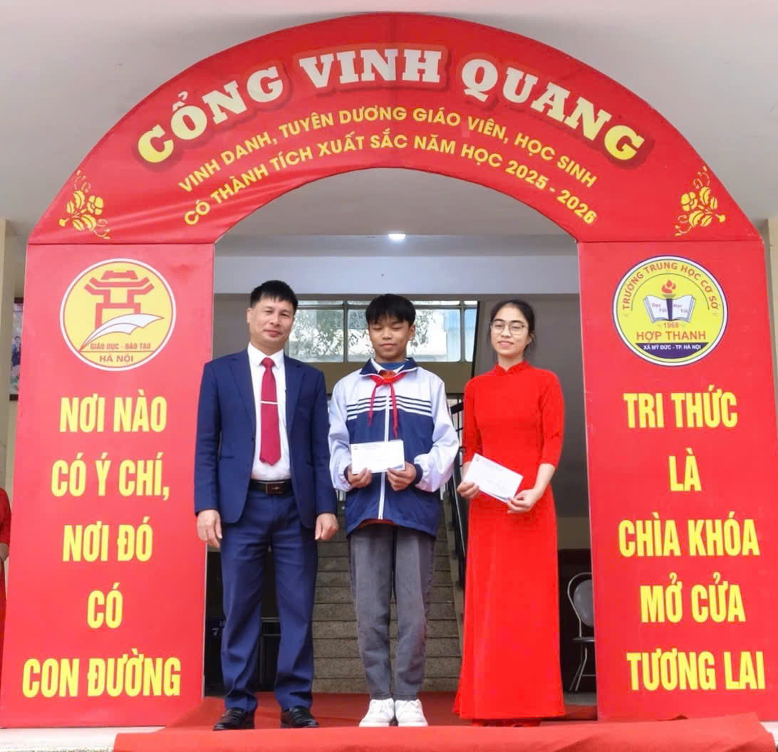 TRƯỜNG THCS HỢP THANH VÀ "CƠN MƯA GIẢI THƯỞNG" NHỮNG NGÀY GIÁP TẾT 2026- Ảnh 9.