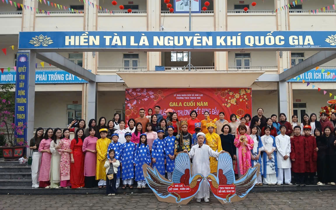 Gala gặp nhau cuối năm tại trường THCS Thạch Hòa: Giàu tính giáo dục, để lại nhiều ấn tượng tốt đẹp