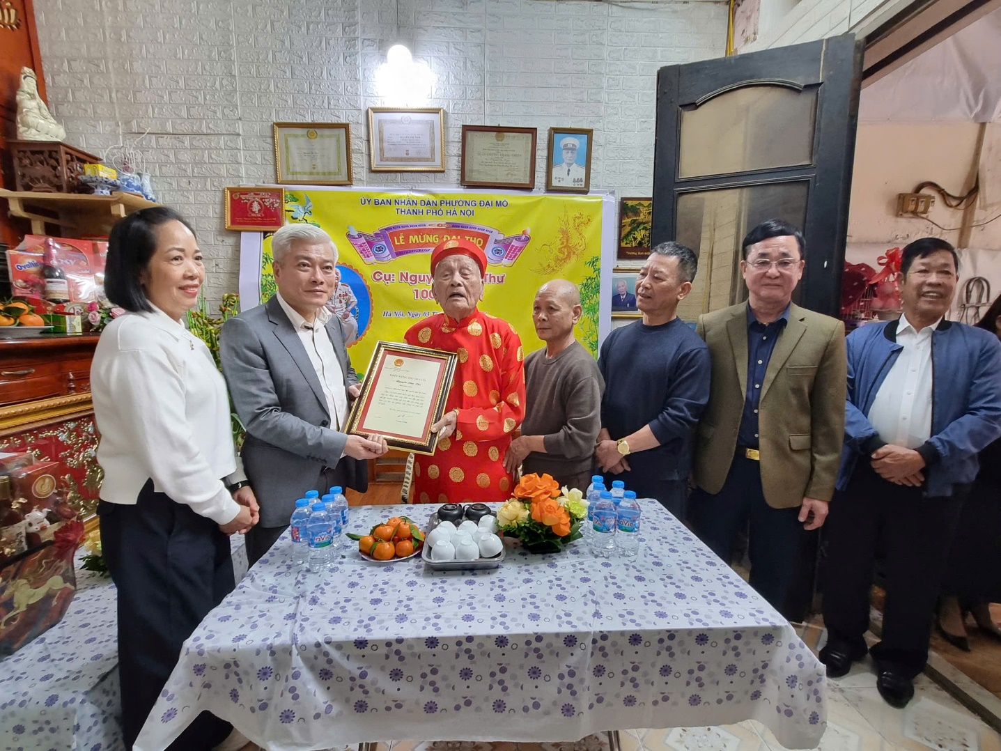 Lãnh đạo phường Đại Mỗ đến thăm, tặng quà các tổ chức, gia đình chính sách tiêu biểu và chúc thọ Người cao tuổi nhân dịp Tết nguyên đán Bính Ngọ 2026- Ảnh 4.