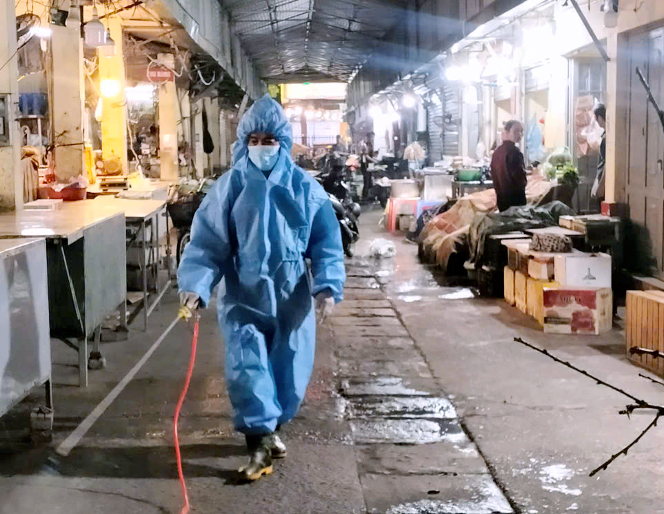 Xã Gia Lâm triển khai phun tiêu độc, khử trùng phòng chống dịch bệnh gia súc, gia cầm trước Tết Nguyên đán- Ảnh 1.