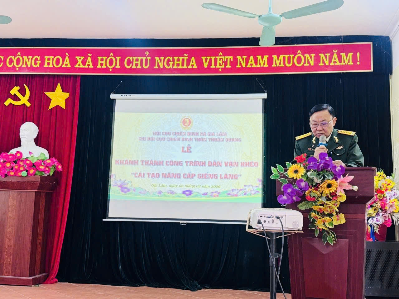Hội Cựu chiến binh xã Gia Lâm khánh thành công trình dân vận khéo cải tạo, nâng cấp giếng làng- Ảnh 2.