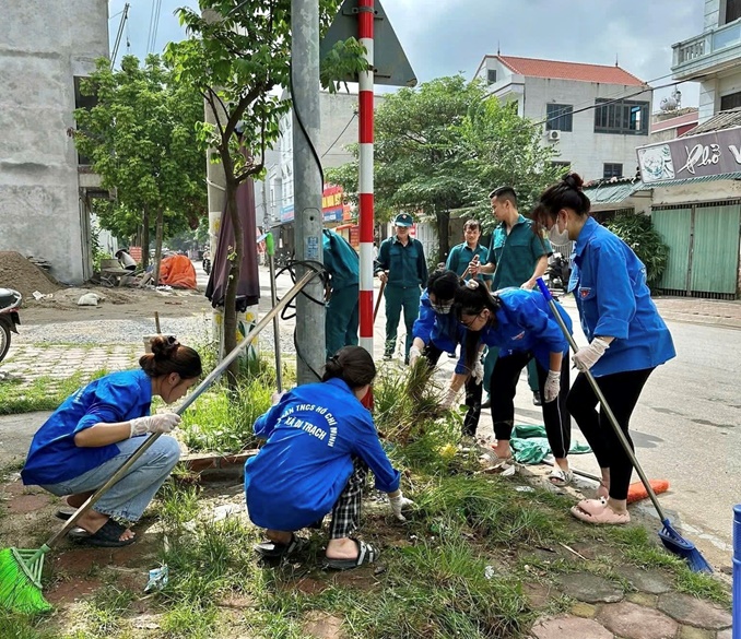Tuổi trẻ xã Hoài Đức đoàn kết - xung kích - sáng tạo - trách nhiệm- Ảnh 5.