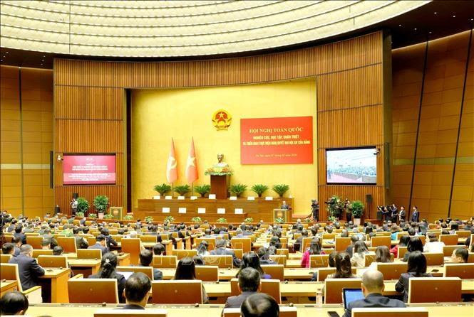 Hơn 1,93 triệu cán bộ, đảng viên tham dự hội nghị quán triệt, triển khai thực hiện Nghị quyết Đại hội XIV của Đảng- Ảnh 1.