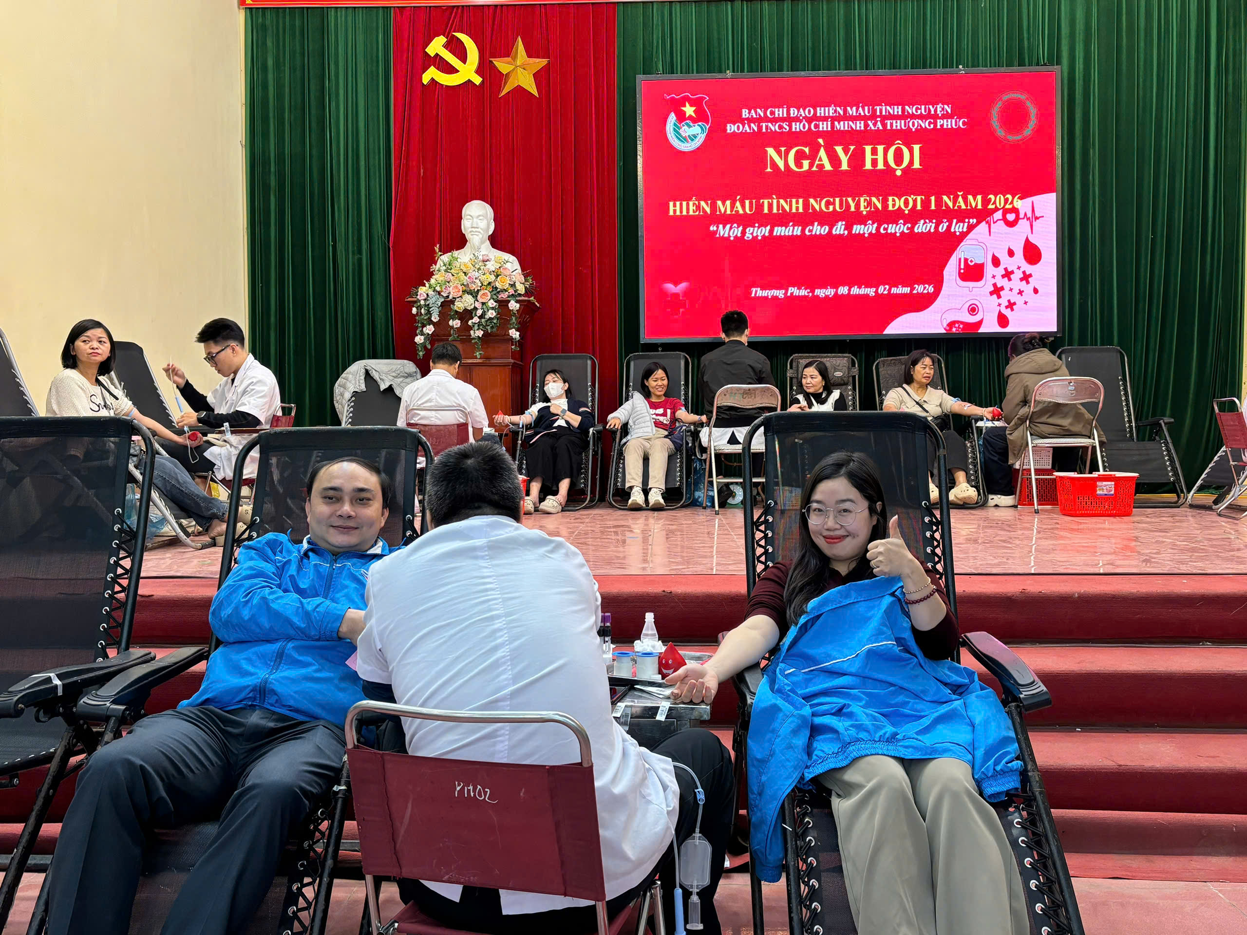 Lan tỏa yêu thương từ Ngày hội hiến máu tình nguyện xã Thượng Phúc lần thứ I năm 2026- Ảnh 14.