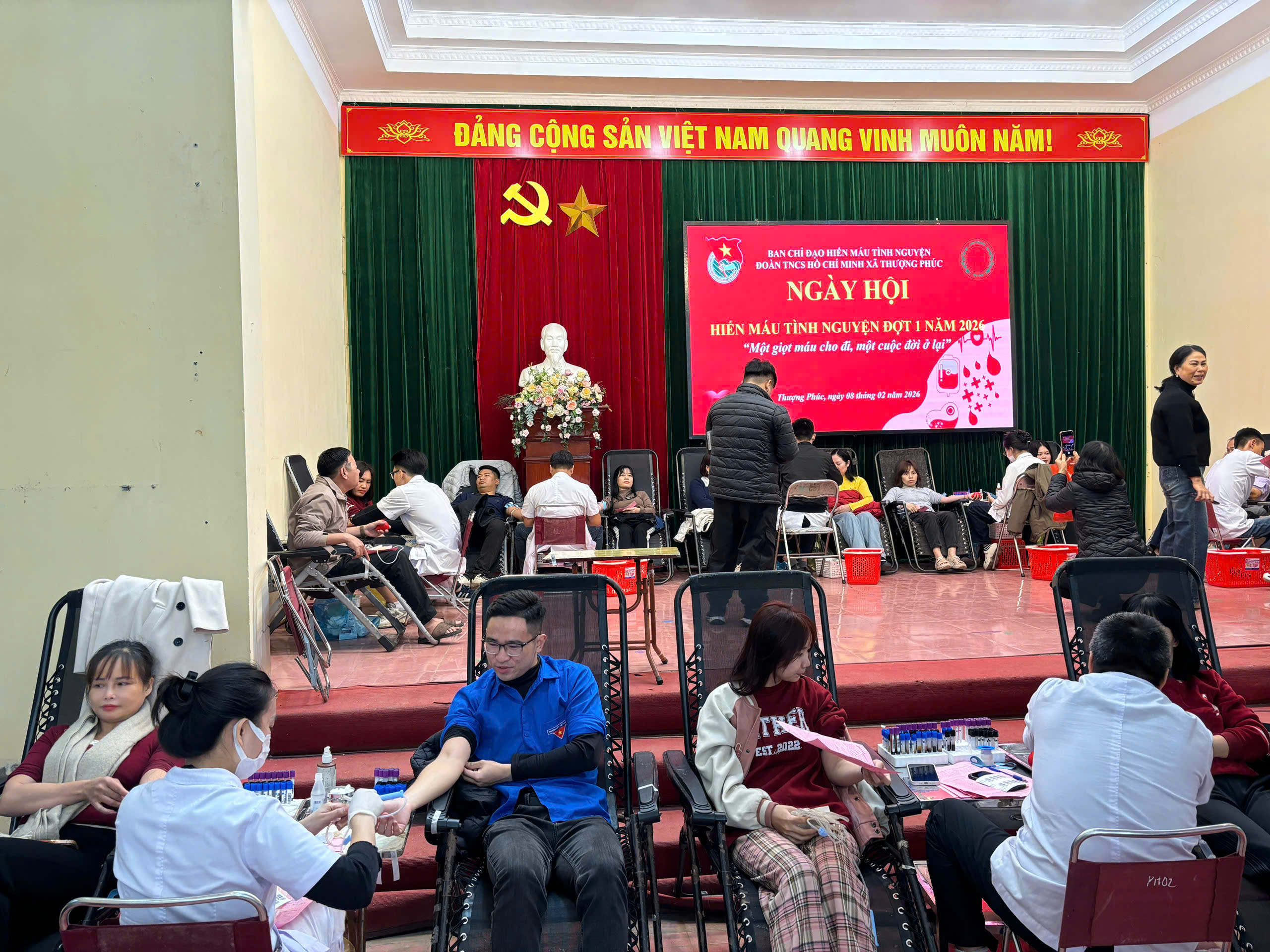 Lan tỏa yêu thương từ Ngày hội hiến máu tình nguyện xã Thượng Phúc lần thứ I năm 2026- Ảnh 10.