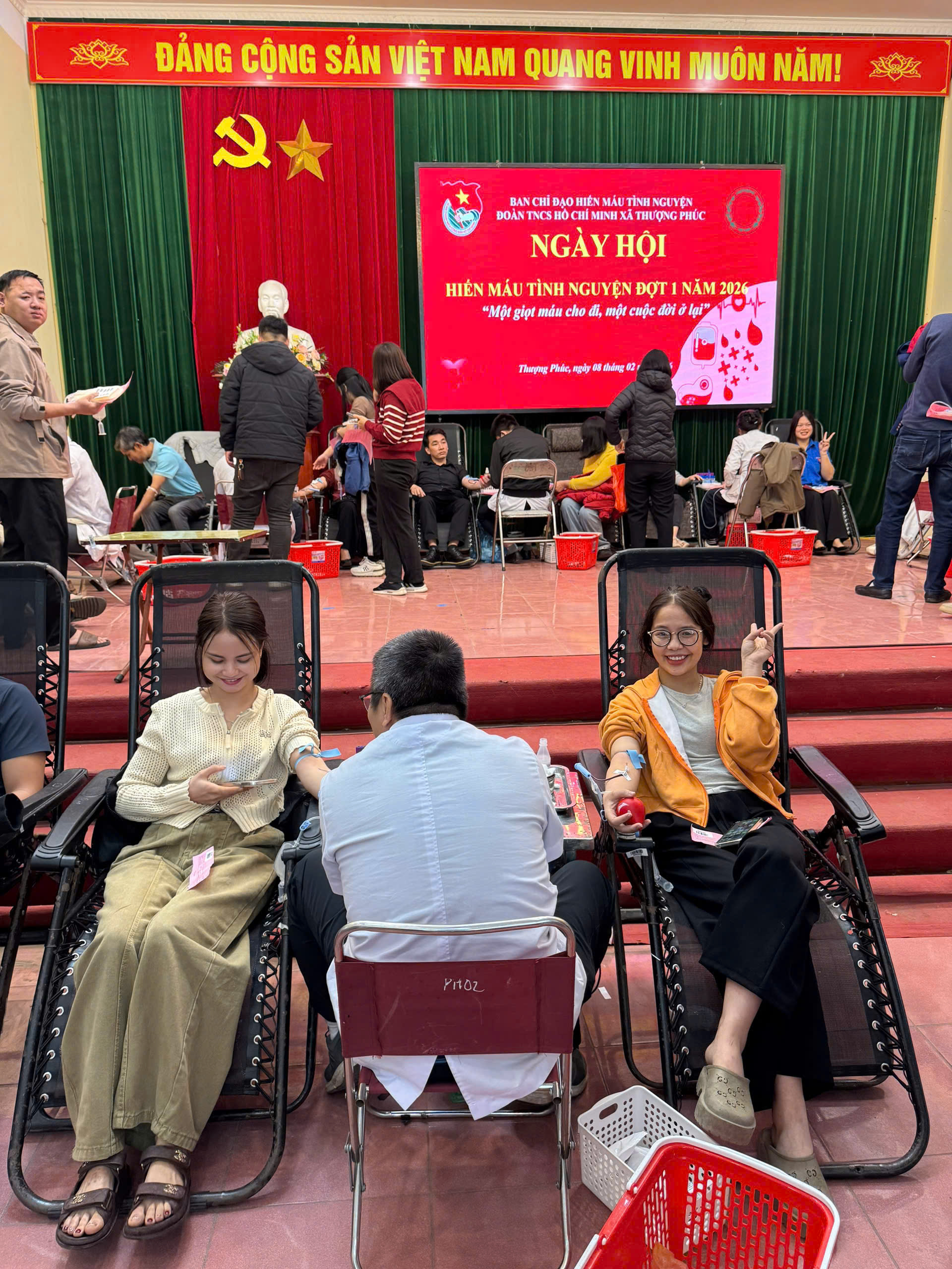 Lan tỏa yêu thương từ Ngày hội hiến máu tình nguyện xã Thượng Phúc lần thứ I năm 2026- Ảnh 1.