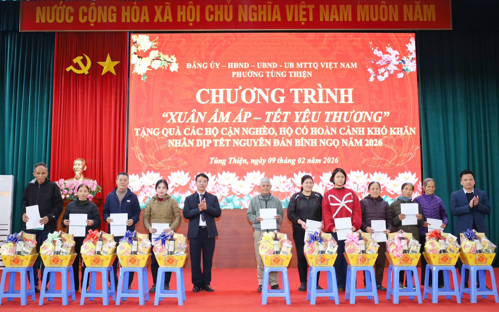 Tùng Thiện chung tay vì người nghèo trong dịp Tết Nguyên đán Bính Ngọ 2026