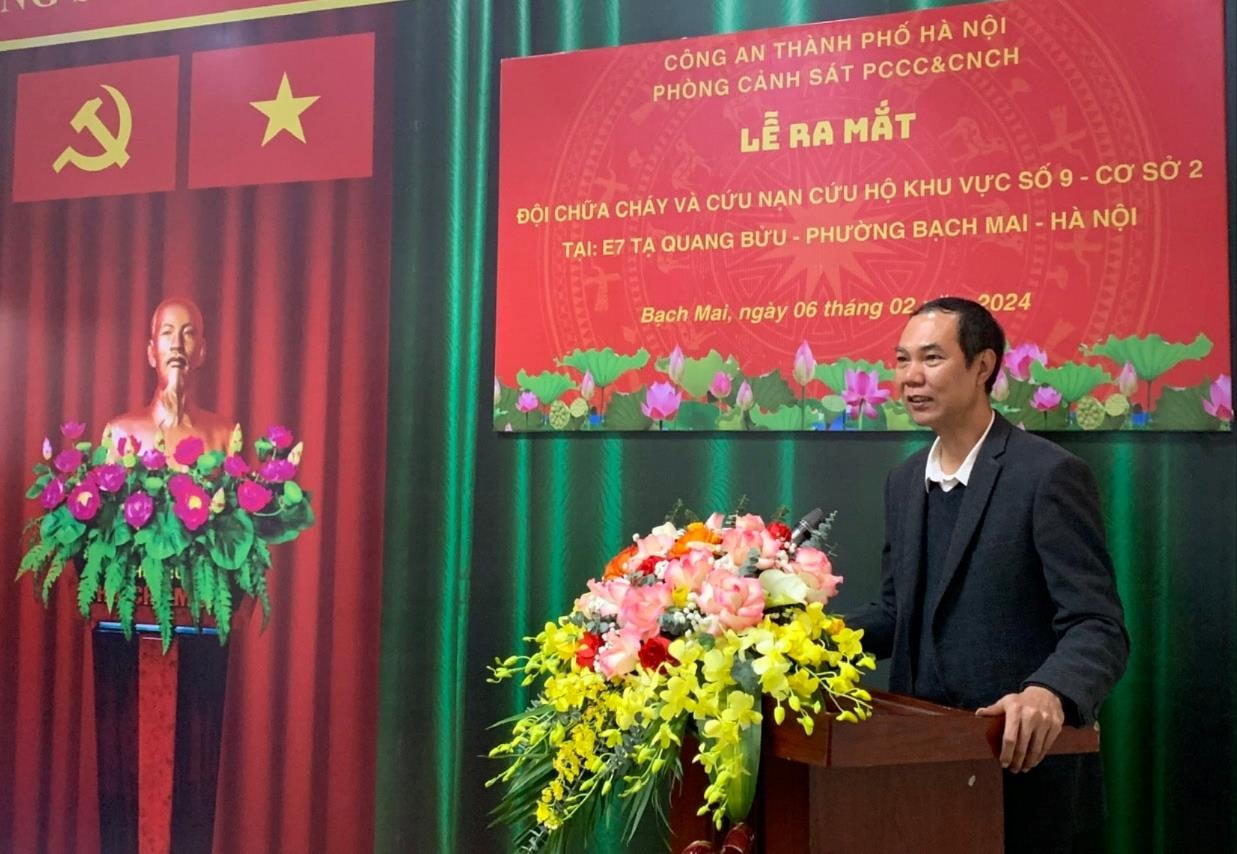 Ra mắt cơ sở chữa cháy và cứu nạn, cứu hộ tại phường Bạch Mai- Ảnh 2.