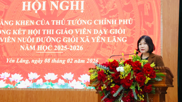 Yên Lãng tôn vinh nhà giáo tiêu biểu, khẳng định bước tiến vững chắc của giáo dục cơ sở- Ảnh 5.