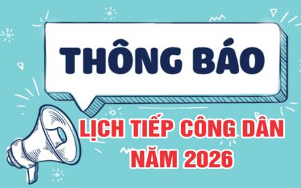 Lịch tiếp công dân quý I/2026 của Đại biểu HĐND Thành phố