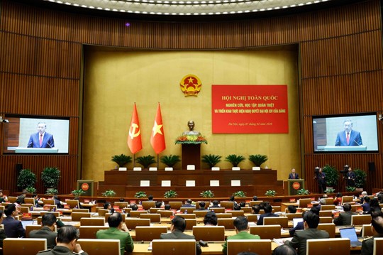 Toàn văn Phát biểu chỉ đạo của Tổng Bí thư Tô Lâm tại Hội nghị toàn quốc nghiên cứu, học tập, quán triệt và triển khai thực hiện Nghị quyết Đại hội XIV của Đảng- Ảnh 4.