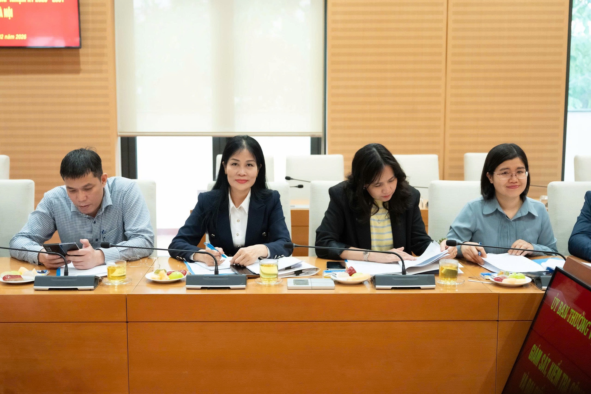 Phó Chủ tịch Quốc hội Nguyễn Khắc Định giám sát, kiểm tra công tác chuẩn bị bầu cử tại TP. Hà Nội- Ảnh 18.