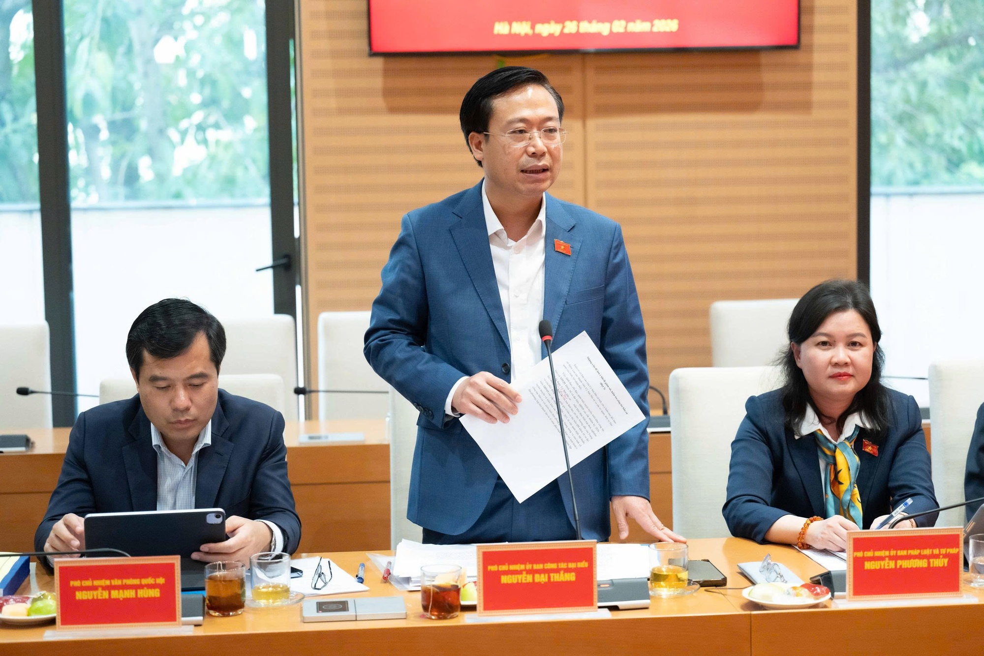 Phó Chủ tịch Quốc hội Nguyễn Khắc Định giám sát, kiểm tra công tác chuẩn bị bầu cử tại TP. Hà Nội- Ảnh 10.