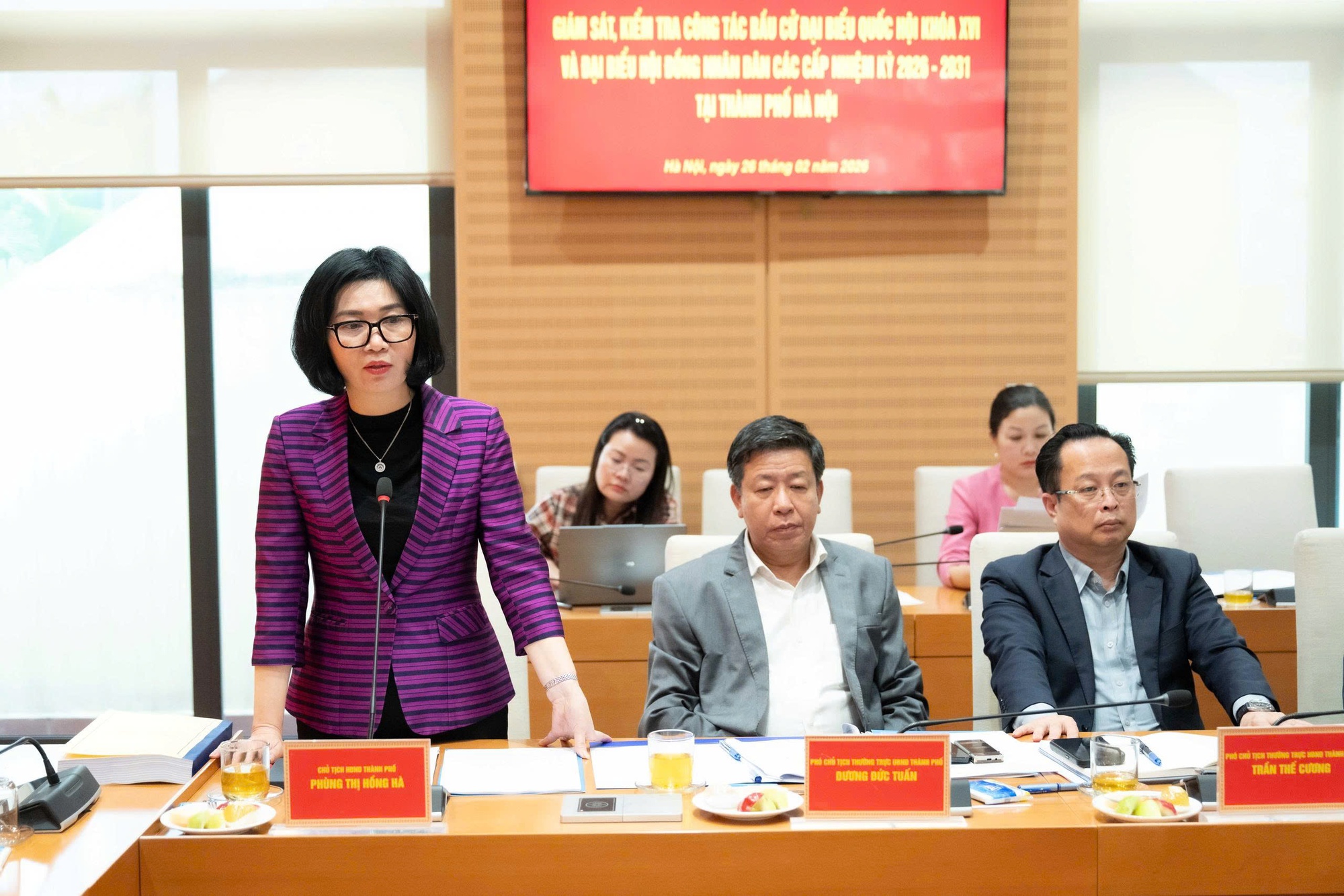 Phó Chủ tịch Quốc hội Nguyễn Khắc Định giám sát, kiểm tra công tác chuẩn bị bầu cử tại TP. Hà Nội- Ảnh 16.