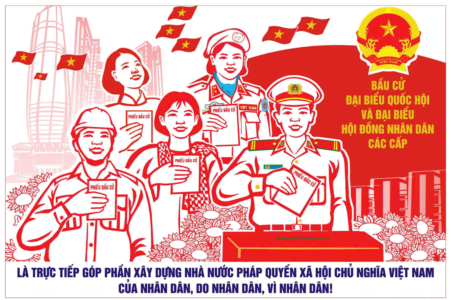 Hoài Đức tích cực chuẩn bị cho ngày hội non sông- Ảnh 1.