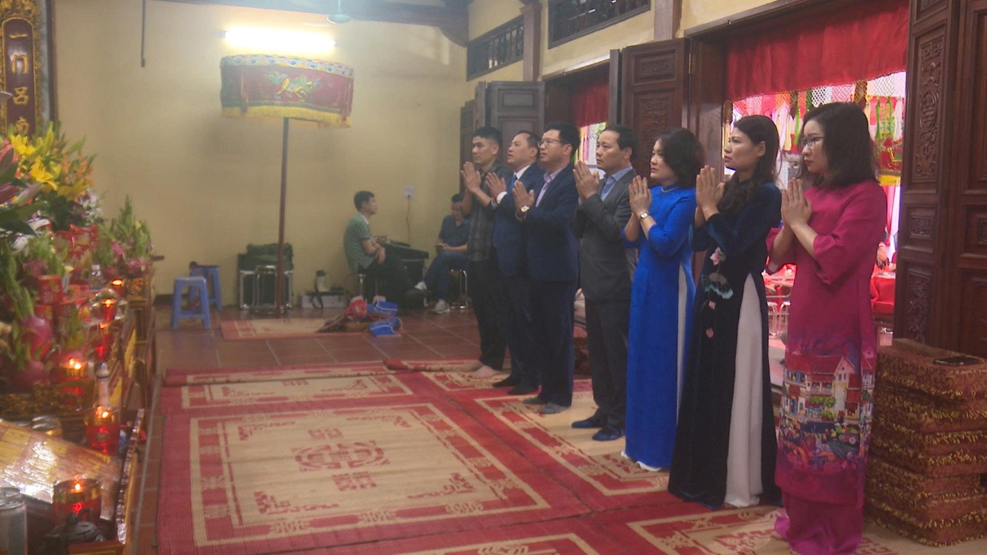 Hoài Đức: Lãnh đạo xã dâng lễ tại các lễ hội truyền thống tháng Giêng năm Bính Ngọ 2026- Ảnh 4.