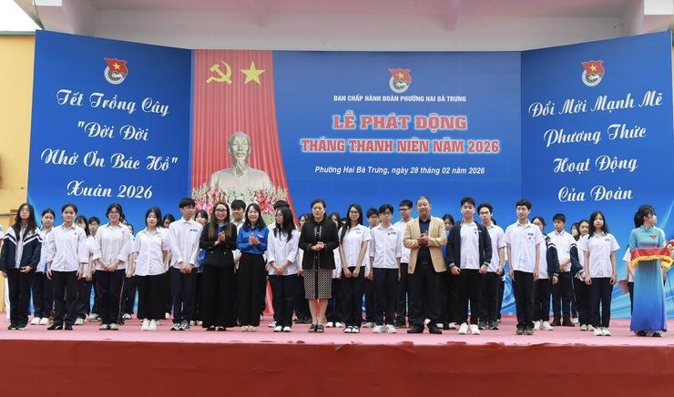 Phường Hai Bà Trưng phát động Tháng Thanh niên 2026: Khơi dậy khát vọng cống hiến của tuổi trẻ- Ảnh 4.