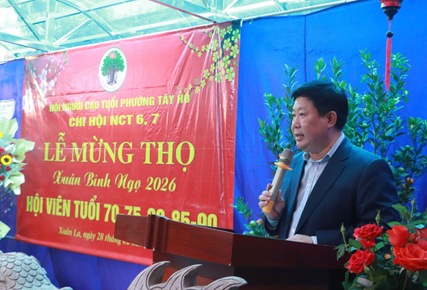 Phường Tây Hồ tổ chức Lễ chúc thọ, mừng thọ Xuân Bính Ngọ 2026: Tri ân thế hệ đi trước, tiếp nối truyền thống tốt đẹp!- Ảnh 4.