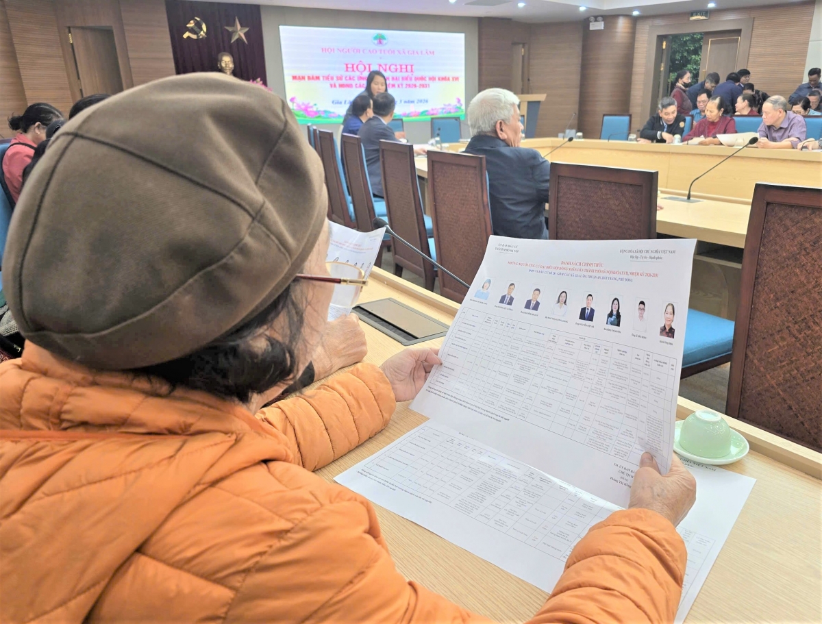 Người cao tuổi xã Gia Lâm tin tưởng, gửi trọn niềm tin vào ứng cử viên Đại biểu Quốc hội, HĐND- Ảnh 6.