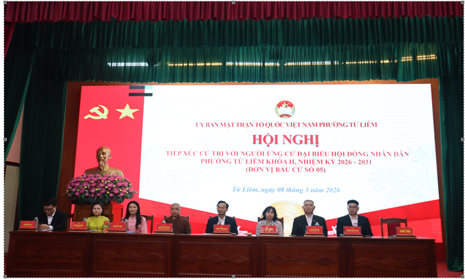 HĐND phường Từ Liêm nhiệm kỳ 2026-2031 tại đơn vị bầu cử số 05 Cử tri tiếp xúc người ứng cử Đại biểu- Ảnh 2.