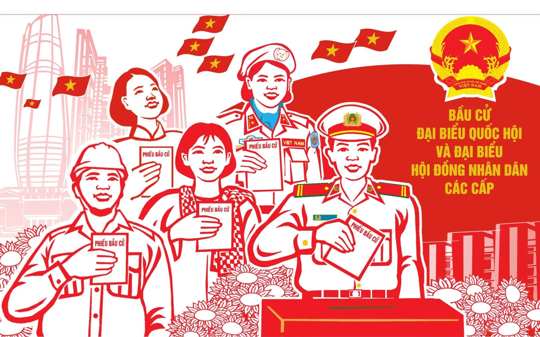 Những mốc chính trong lịch trình bầu cử đại biểu Quốc hội khóa XVI và HĐND các cấp