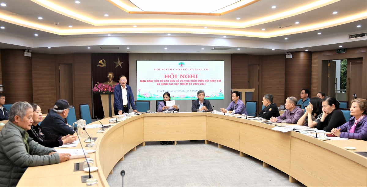 Người cao tuổi xã Gia Lâm tin tưởng, gửi trọn niềm tin vào ứng cử viên Đại biểu Quốc hội, HĐND- Ảnh 1.