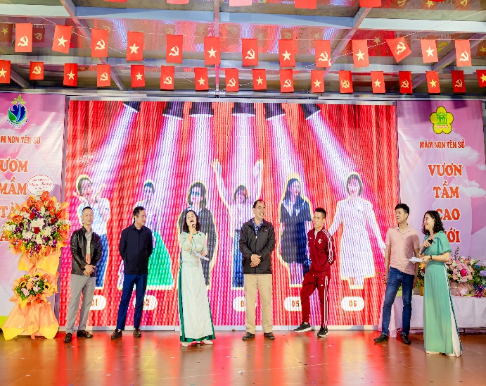 Ấm áp yêu thương trong chuỗi sự kiện chào mừng ngày Quốc tế Phụ nữ 8/3 của trường mầm non Yên Sở- Ảnh 4.