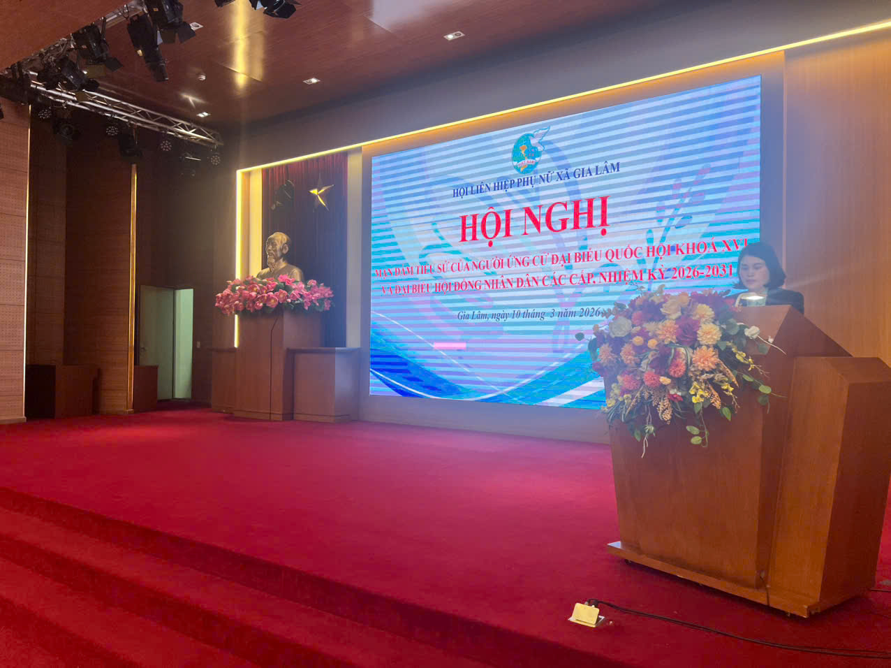 Hội Liên hiệp Phụ nữ xã Gia Lâm tổ chức hội nghị mạn đàm tiểu sử người ứng cử đại biểu Quốc hội và HĐND các cấp- Ảnh 3.